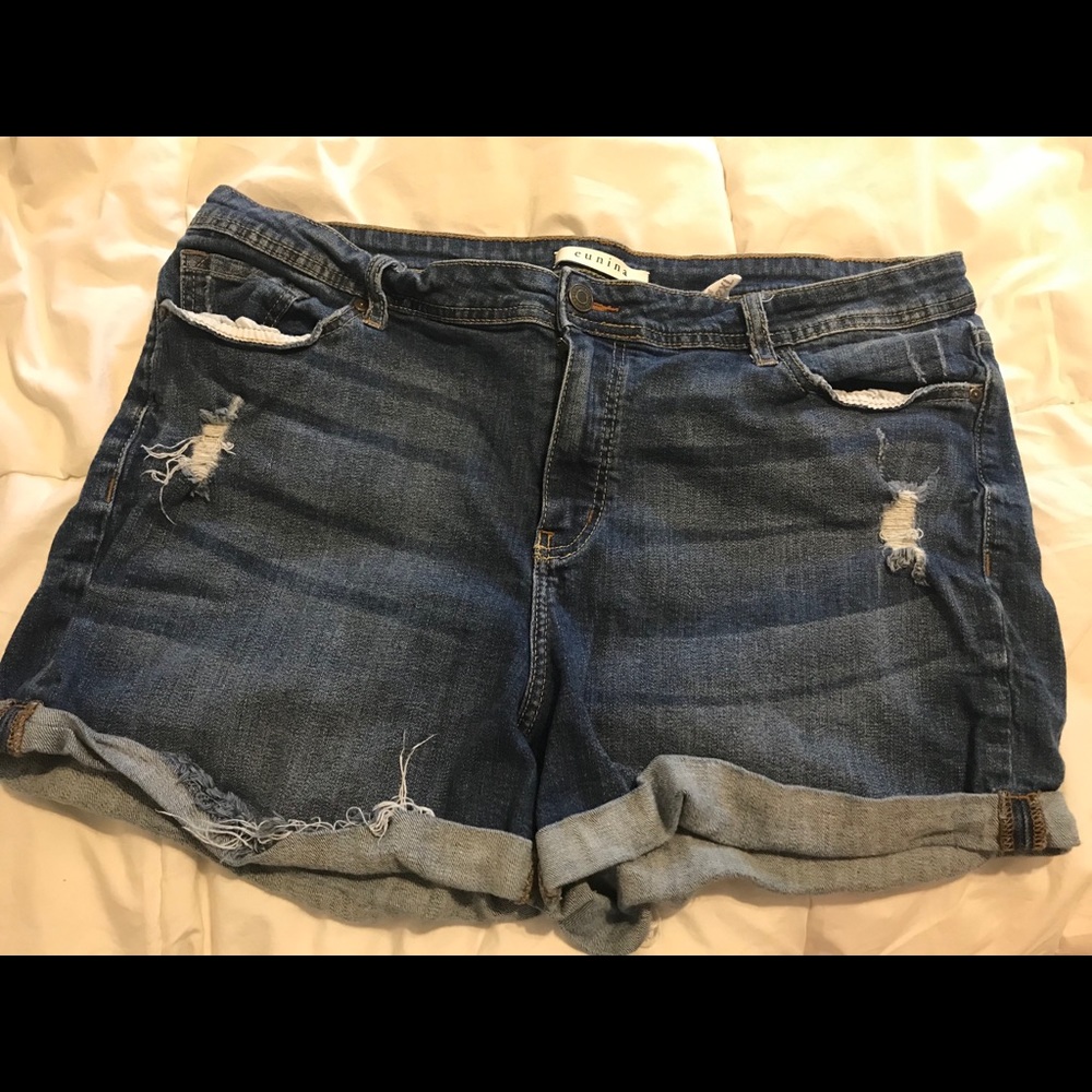ModCloth Medium Wash Denim Shorts